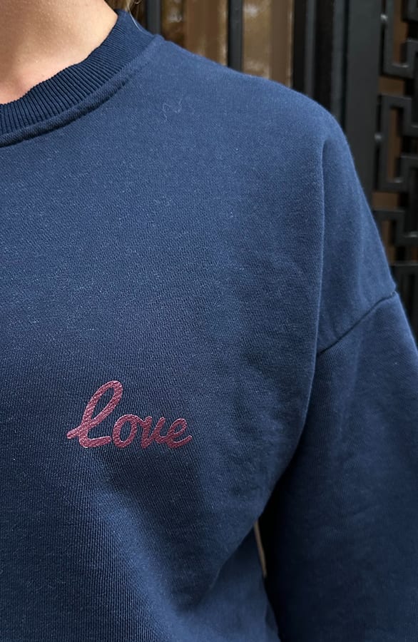All The Things I Love Sweater Marine – truien, foto 5