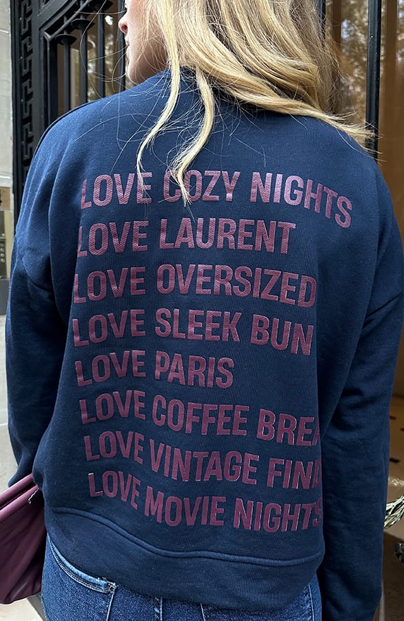 All The Things I Love Sweater Marine – truien, foto 7