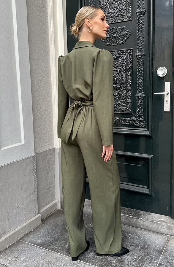 Classic Jumpsuit Detailed Suit Army – jumpsuits en playsuits, foto 4