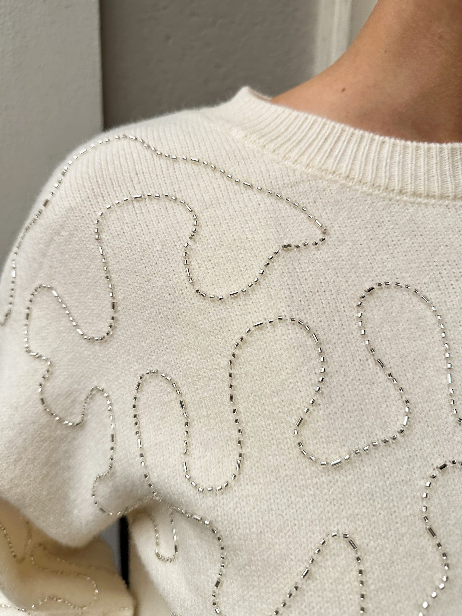 Knitted Art Trui Beige – shoparchief, foto 3