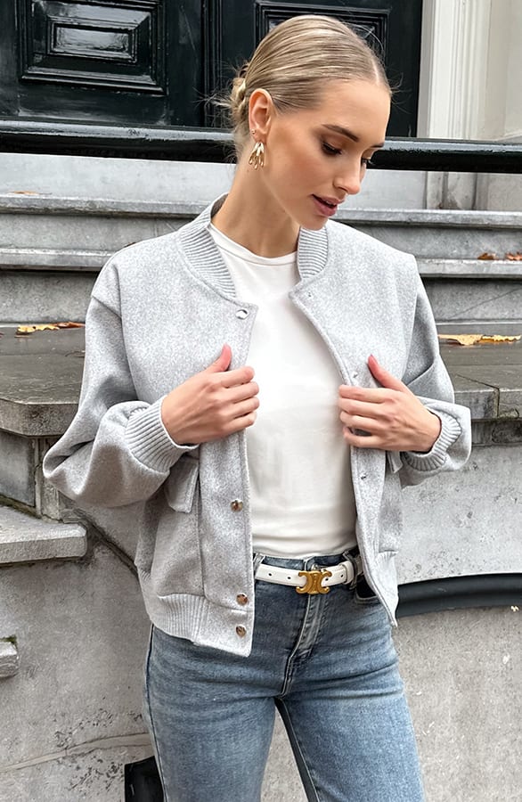 Soft Bomberjacket Grey – shoparchief, foto 3