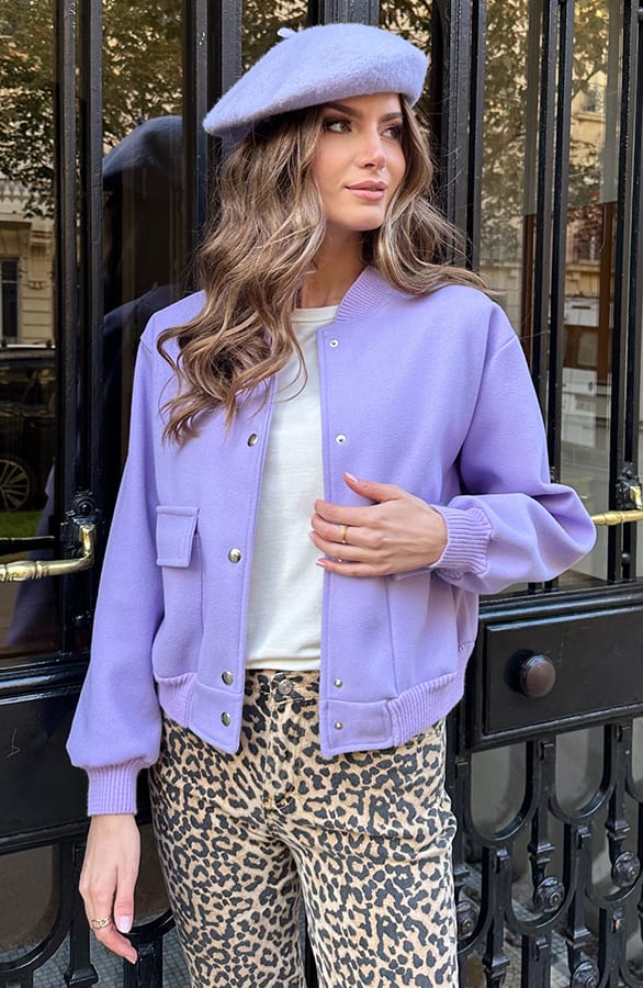 Soft Bomberjacket Lila – shoparchief, foto 7
