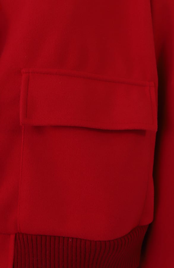 Soft Bomberjacket Rood – jassen, foto 5