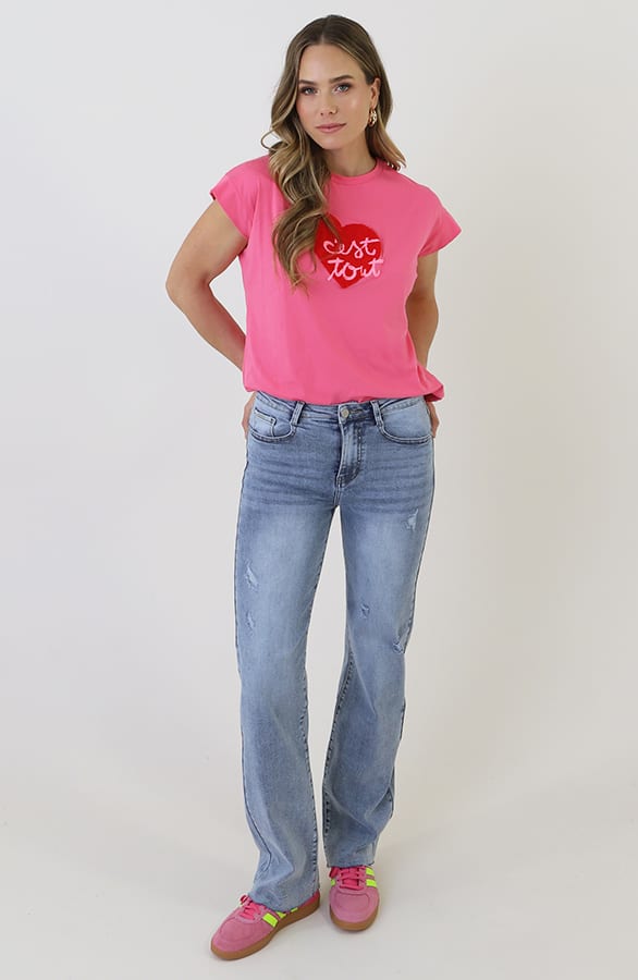 Cest Tout T-shirt Roze – tops, foto 5