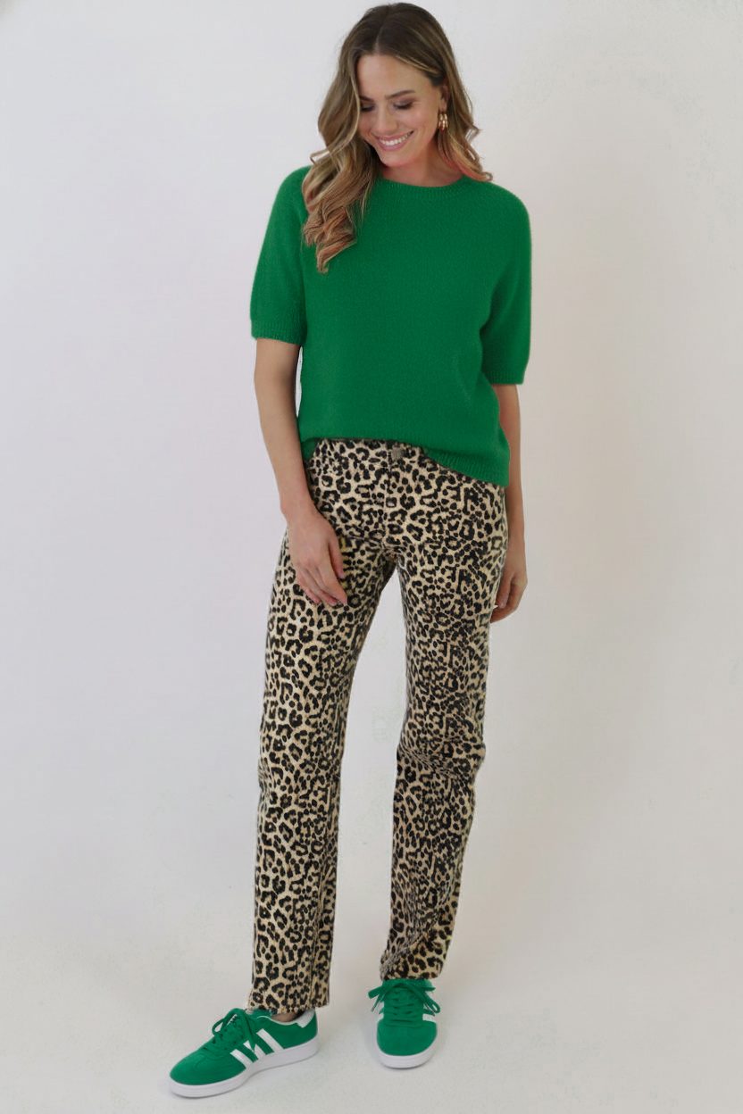 Fitted Soft Trui Bright Green – tops, foto 10