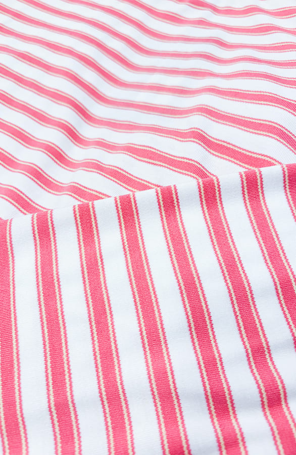 Oversized Strepen Top Viscose Fuchsia – tops, foto 4