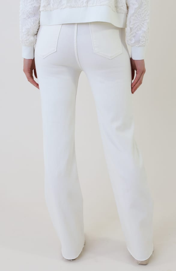 Wide Leg Jeans Offwhite Stretch FMH – spijkerbroeken, foto 3
