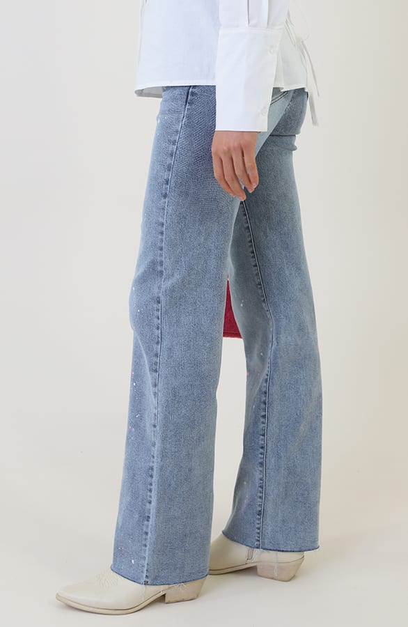Wide Leg Jeans Paint Stretch FMH – flared broeken, foto 3