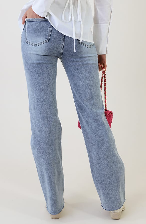 Wide Leg Jeans Paint Stretch FMH – flared broeken, foto 4