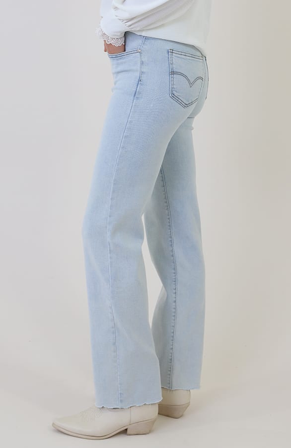 Wide Leg Jeans Ultra Light Blue Stretch FMH – spijkerbroeken, foto 6