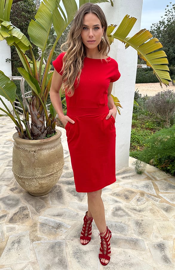 Femme Fatale Kleid Rot, Kleider, Foto 7