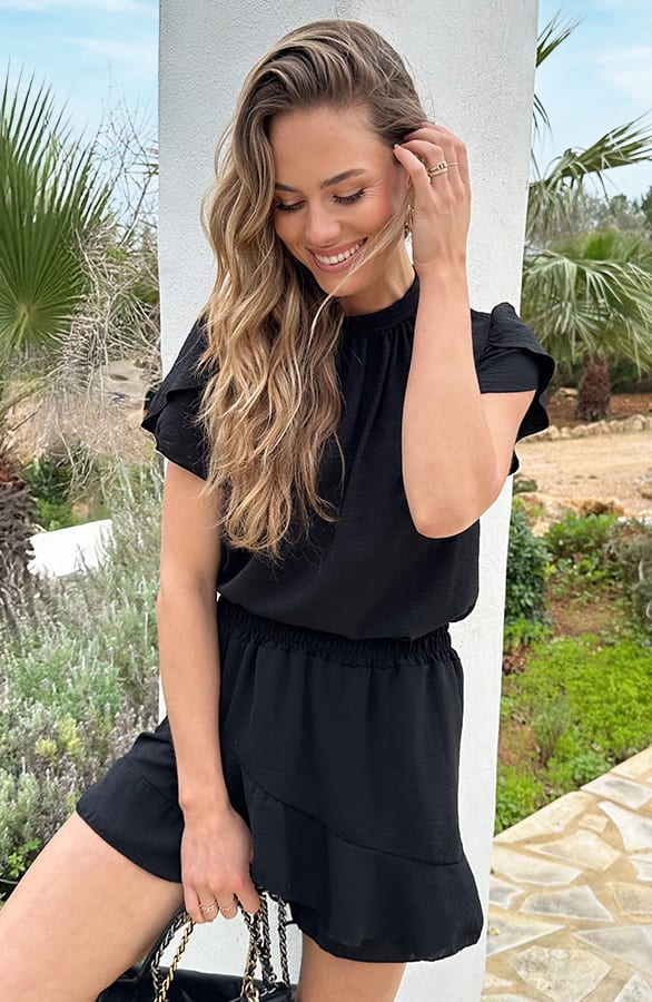 Liv Col Top Zwart – tops, foto 5