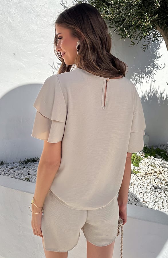 Mila Short Beige – shorts, foto 3