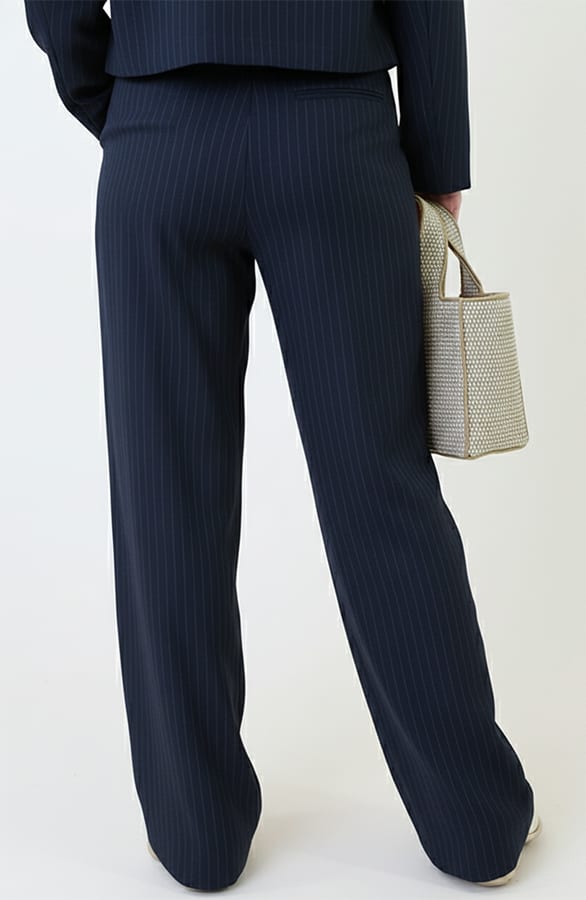 Palazzo Pantalon Navy Stripes – broeken, foto 5