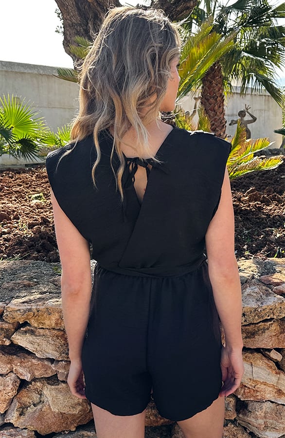 Playsuit Cala Vadella Zwart – jumpsuits en playsuits, foto 3