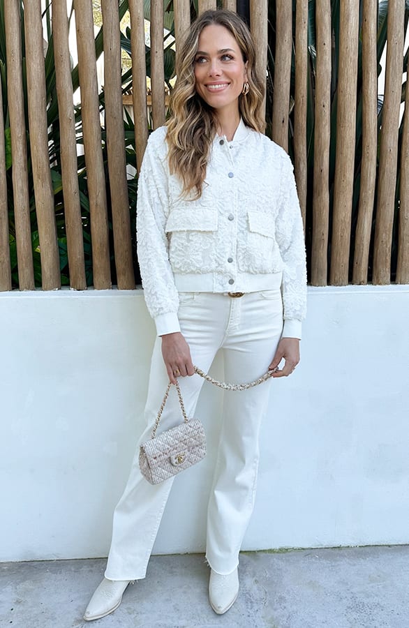 Wide Leg Jeans Offwhite Stretch FMH – spijkerbroeken, foto 5