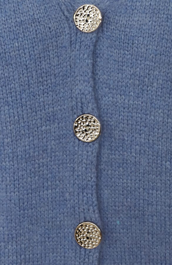 Cardigan Short Sleeve Jeans Blue – vesten, foto 4