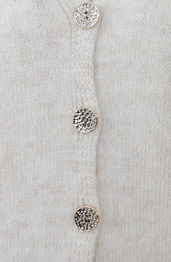 Cardigan Short Sleeve Light Beige, Westen, Foto 4