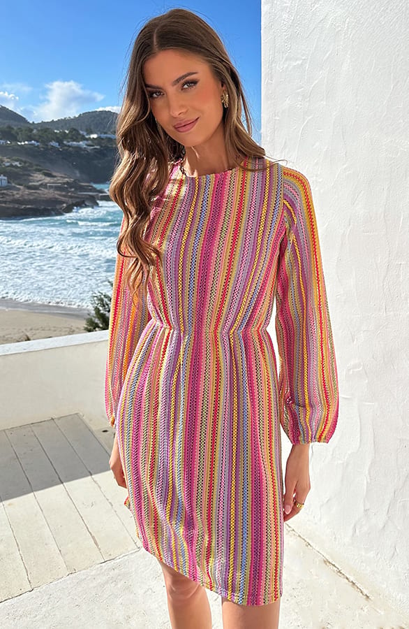 Gehaakte Limited Jurk Multicolor – jurken, foto 6