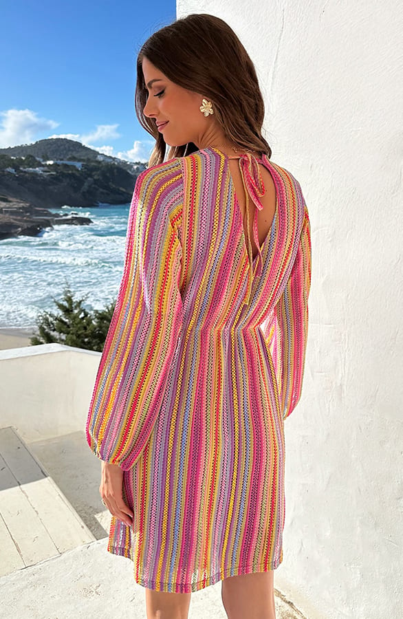 Gehaakte Limited Jurk Multicolor – jurken, foto 3
