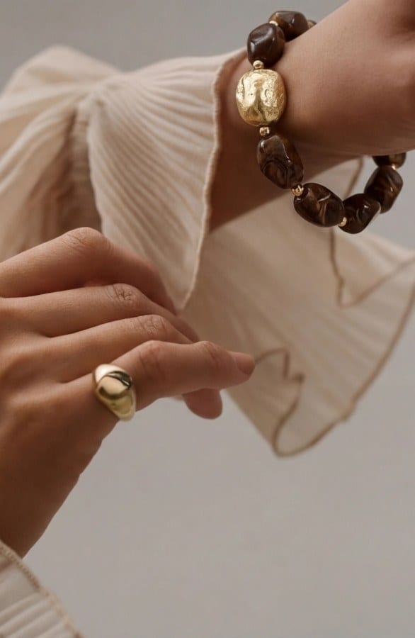 Marble Armband Choco Gold – alle accessoires, foto 1