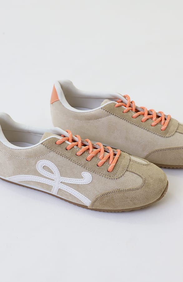 Retro Suede Runner Sneaker Beige – alle schoenen, foto 2