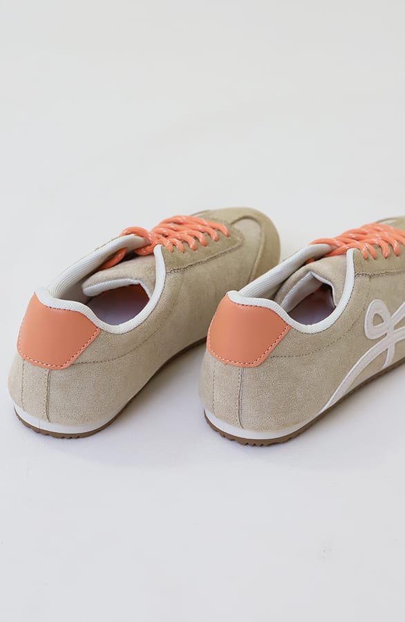 Retro Suede Runner Sneaker Beige – alle schoenen, foto 3