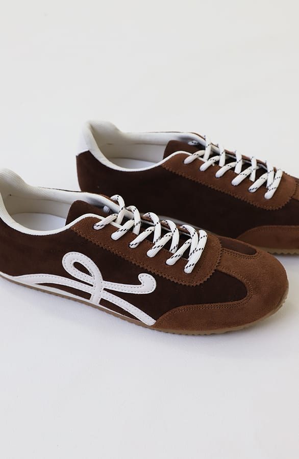 Retro Suede Runner Sneaker Choco – alle schoenen, foto 2
