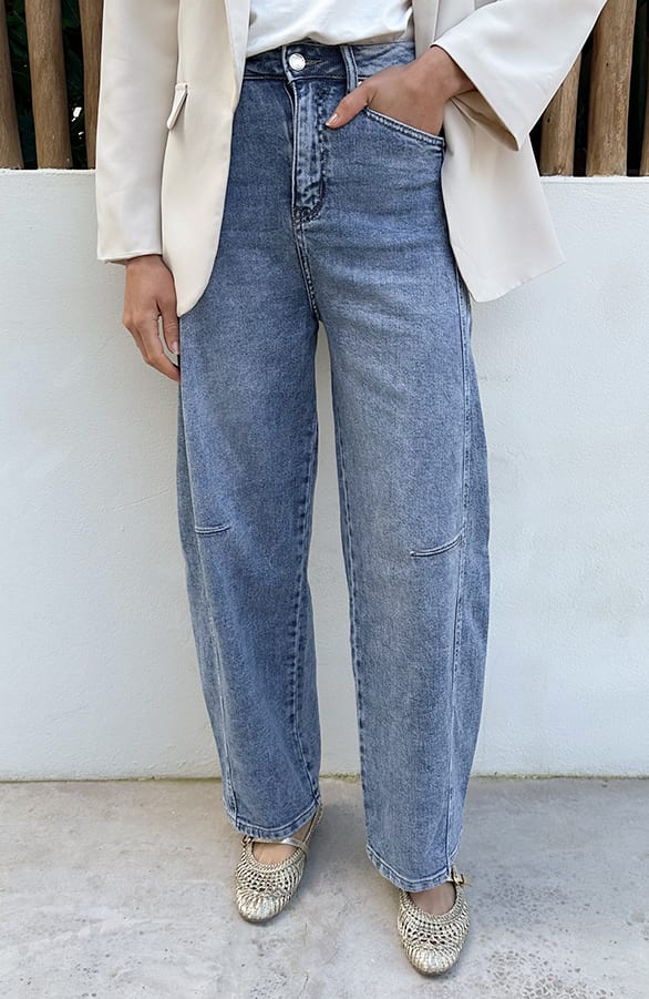 Barrel Jogger Jeans Stretch – spijkerbroeken, foto 3
