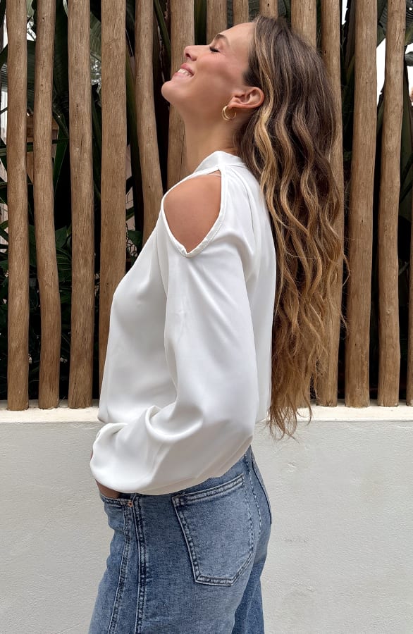 Blouse Open Shoulder Ecru – tops, foto 6