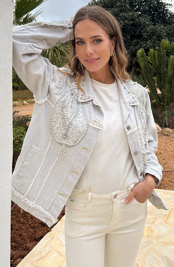 Festive Studs Jacket Grey 2.0 – jassen, foto 6