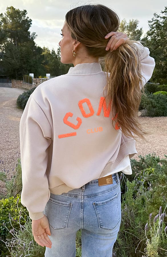 Iconic Soft Bomber Jacket Neon Orange – jassen, foto 7