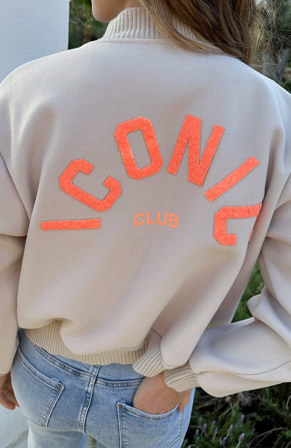 Iconic Soft Bomber Jacket Neon Orange – jassen, foto 4