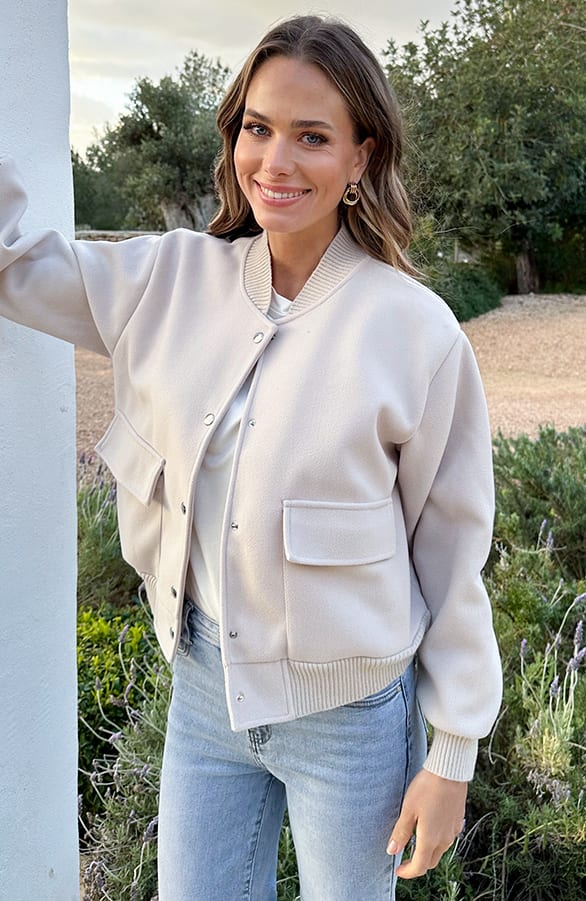 Iconic Soft Bomber Jacket Neon Orange – jassen, foto 5