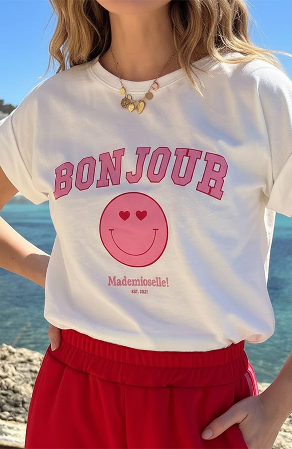 It Shirt Bonjour Mademoiselle – tops, foto 4