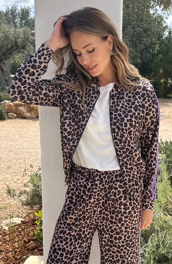 Leopard Bies Bomber Lila – vesten, foto 11