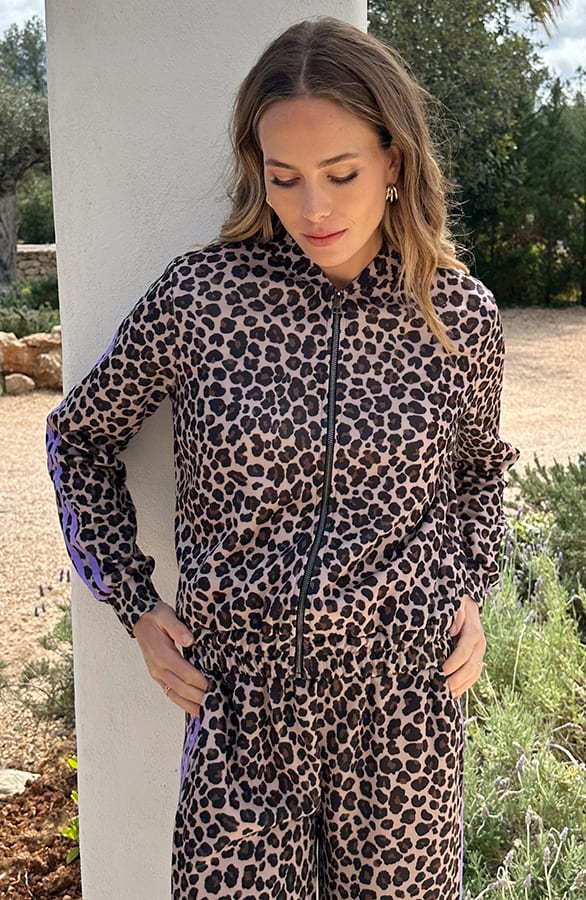 Leopard Bies Bomber Lila – vesten, foto 9