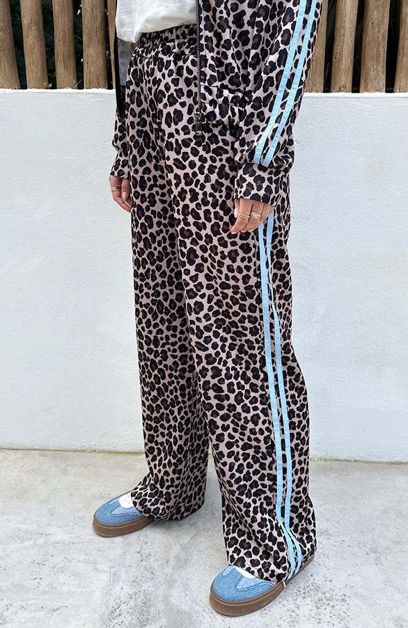 Leopard Bies Broek Baby Blue – broeken, foto 5