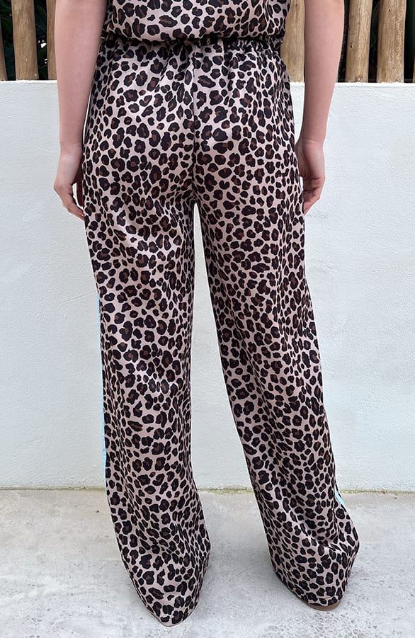 Leopard Bies Broek Baby Blue – broeken, foto 3