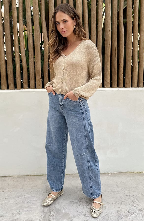 Lurex Cardigan Goud – vesten, foto 8