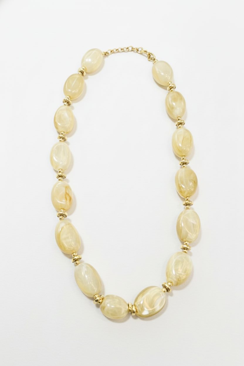 Marble Ketting Beige – alle accessoires, foto 2