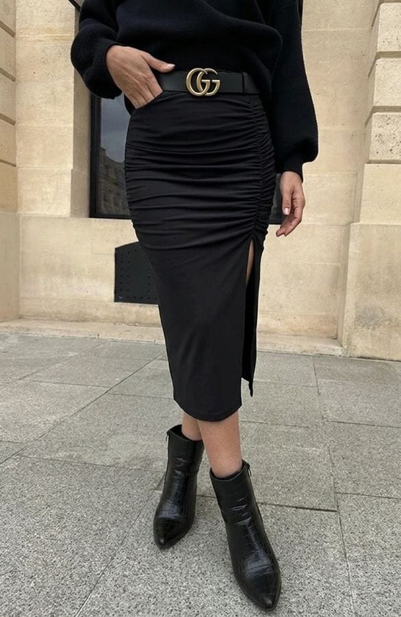 Mesh Rok Zwart – rokken, foto 1