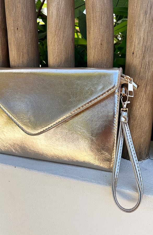 Metallic Clutch Goud – alle accessoires, foto 3