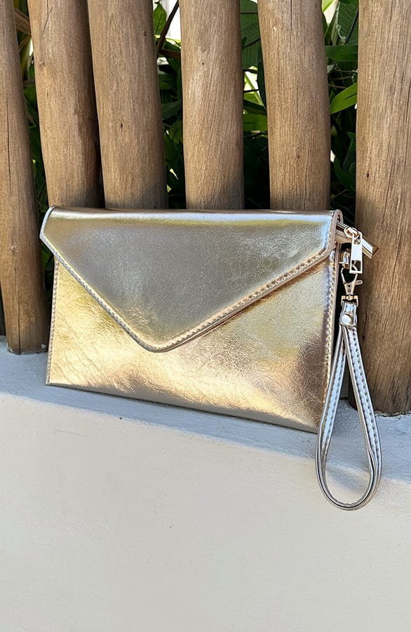 Metallic Clutch Goud – alle accessoires, foto 1