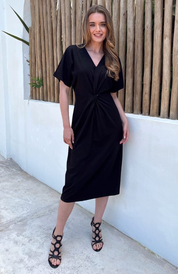 Most Needed Jurk Katoen Stretch Zwart