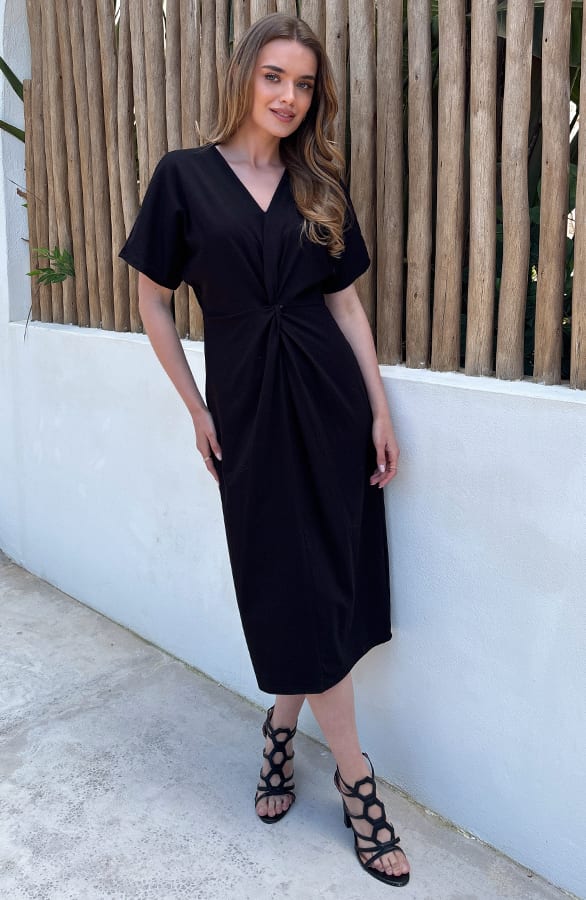Most Needed Kleid Baumwolle Stretch Schwarz, Kleider, Foto 7
