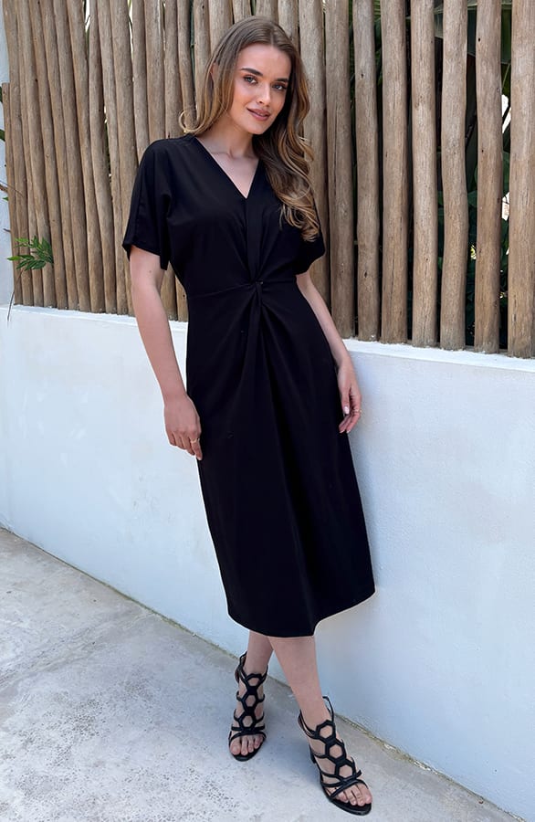 Most Needed Kleid Baumwolle Stretch Schwarz, Kleider, Foto 8