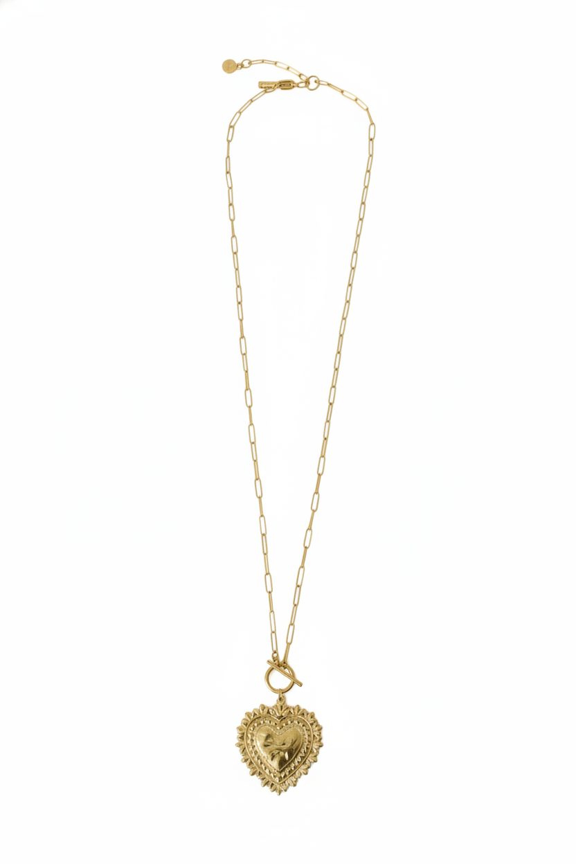 Necklace Heart Long Gold – alle accessoires, foto 2