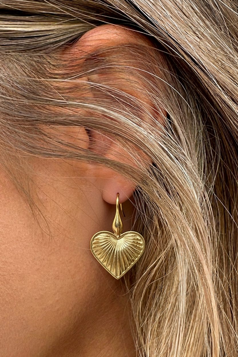 Vintage Heart Ohrringe, Alle accessoires, Foto 2