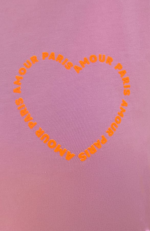 Amour Paris Loose Fit T-Shirt Neon – tops, foto 5